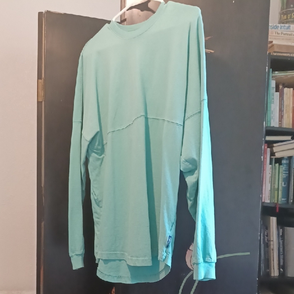 Orlando Teal Long Sleeve Shirt Gently Worn
